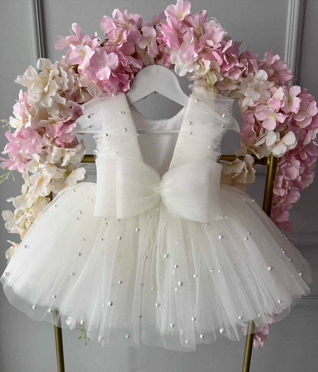 Snowflake Elegance White Baby dress