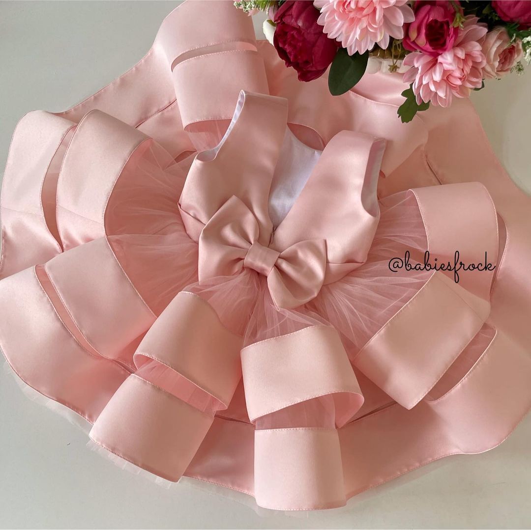 Elegant layers baby dress