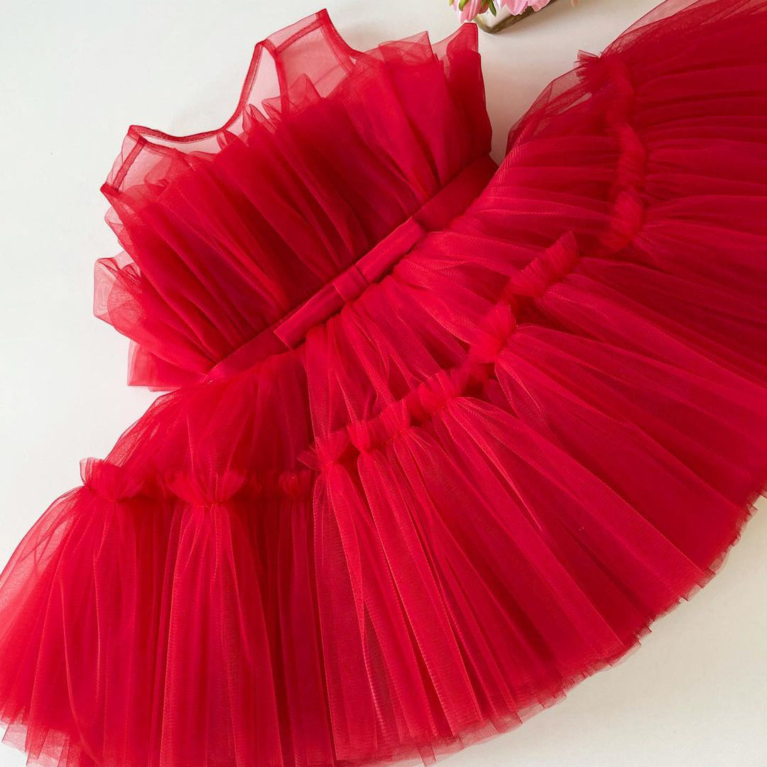 Amazing red birthday dress
