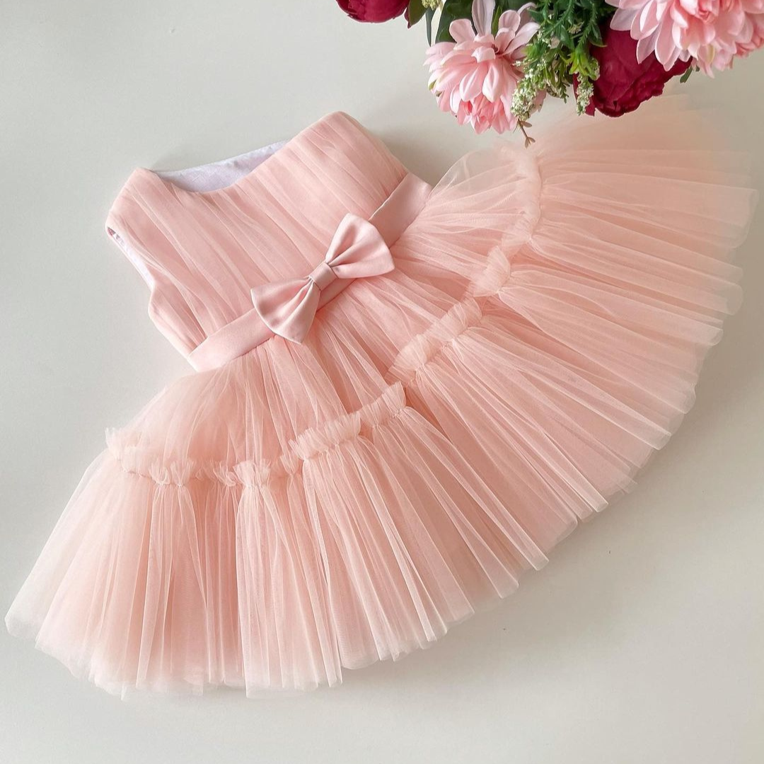 One shoulder Fluffy Dress