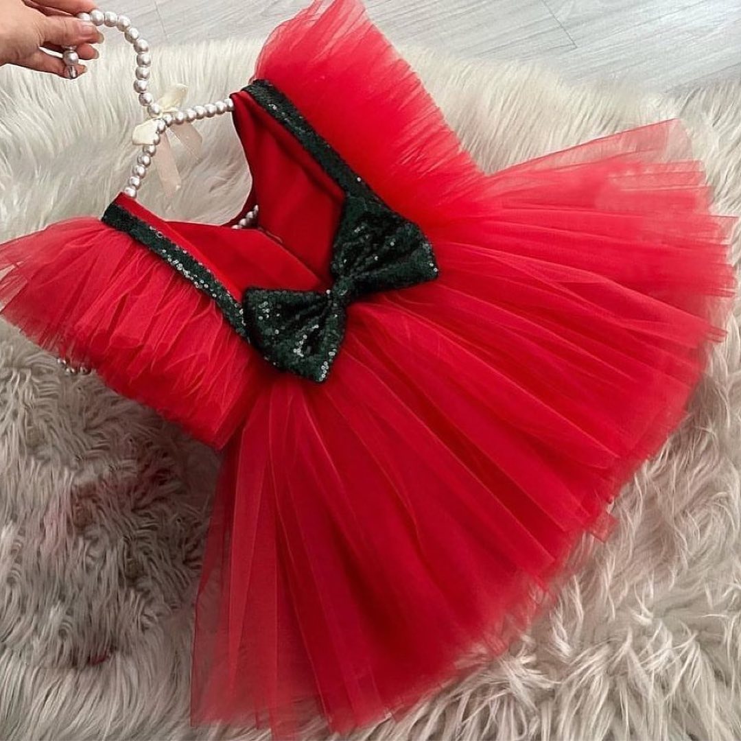 Gorgeous Red Sequence Dress