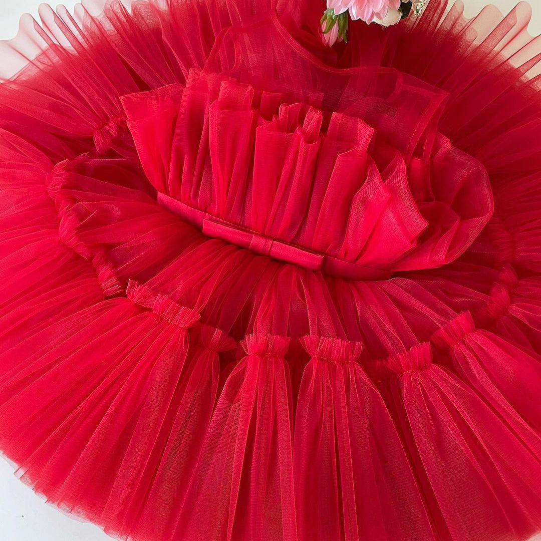 Amazing red birthday dress