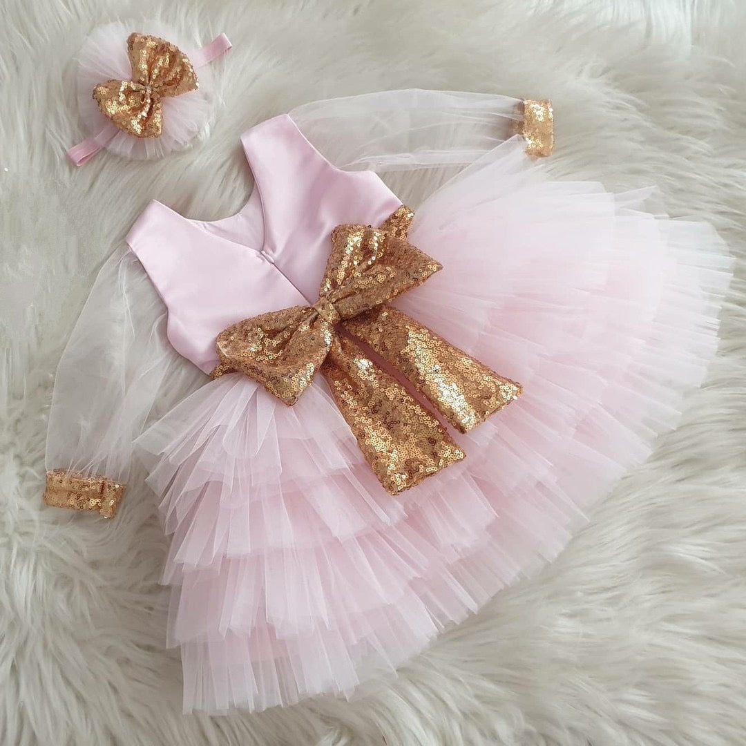 Beautiful golden sequence dress