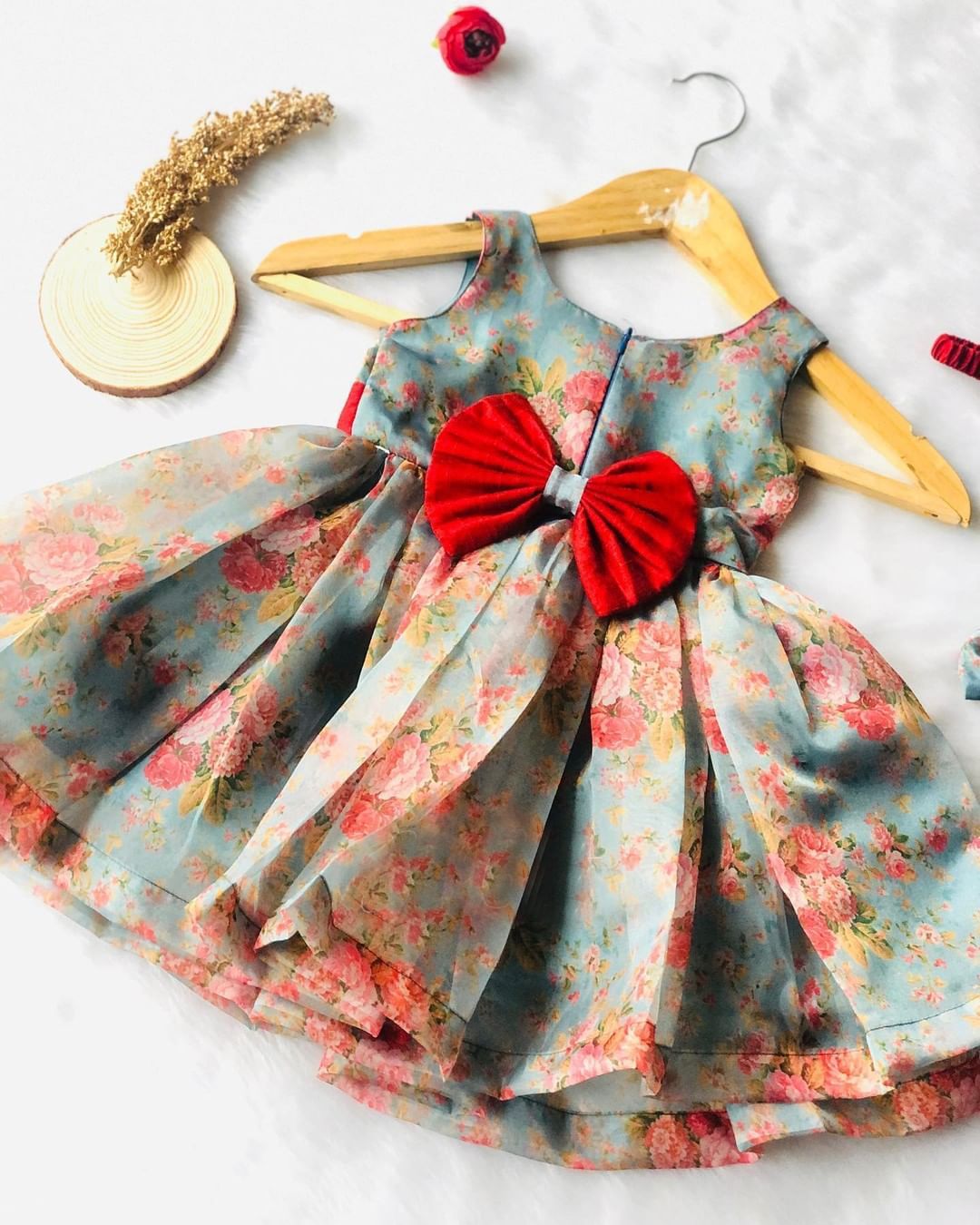 Amazing printed birthday dress