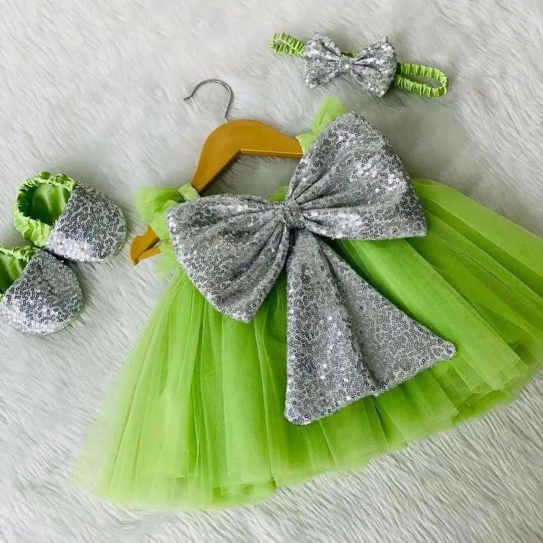Green Sequence Dress