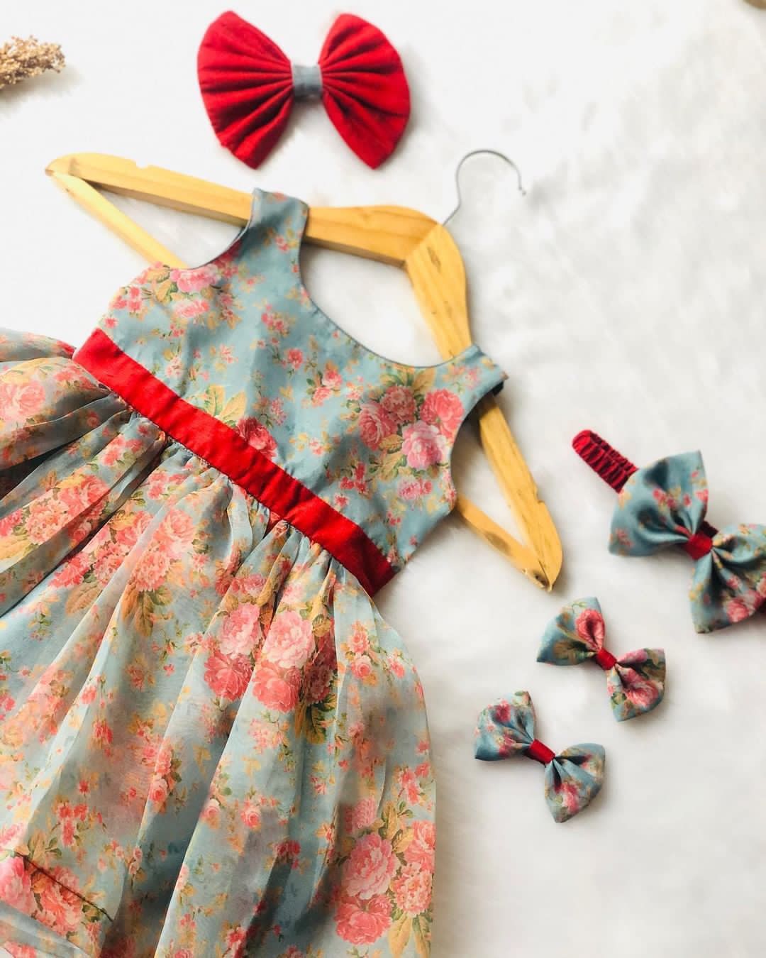 Amazing printed birthday dress